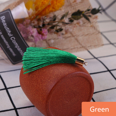 10-30Gb Metāla vāciņš Zīda pušķis Apdare Bārkstis DIY Auskari Atslēgu piekariņi Juvelierizstrādājumi Dekoratīvie aksesuāri Aizkaru kuloni Amatniecības pušķi