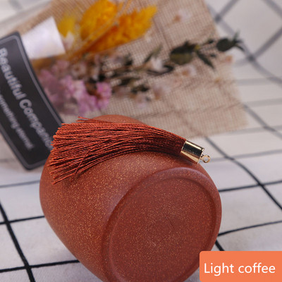 10-30Gb Metāla vāciņš Zīda pušķis Apdare Bārkstis DIY Auskari Atslēgu piekariņi Juvelierizstrādājumi Dekoratīvie aksesuāri Aizkaru kuloni Amatniecības pušķi