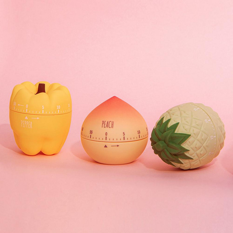 Podsjetnik na vrijeme u obliku povrća, voća, mehanički ABS, kreativni podsjetnik na vrijeme kuhanja za dom, slatka simulacija, mjerač vremena za pravljenje kruha