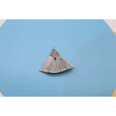 2-10Gb Metāla vāciņi Zīda pušķis Bārkstis Kulons DIY Amatniecība Materiāls Krāsa Pušķi Apdare Aizkari Dekors Auskari Rotaslietas Sastāvdaļas