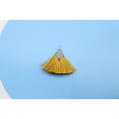 2-10Gb Metāla vāciņi Zīda pušķis Bārkstis Kulons DIY Amatniecība Materiāls Krāsa Pušķi Apdare Aizkari Dekors Auskari Rotaslietas Sastāvdaļas