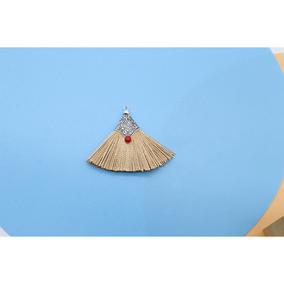 2-10Gb Metāla vāciņi Zīda pušķis Bārkstis Kulons DIY Amatniecība Materiāls Krāsa Pušķi Apdare Aizkari Dekors Auskari Rotaslietas Sastāvdaļas