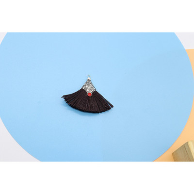 2-10Gb Metāla vāciņi Zīda pušķis Bārkstis Kulons DIY Amatniecība Materiāls Krāsa Pušķi Apdare Aizkari Dekors Auskari Rotaslietas Sastāvdaļas