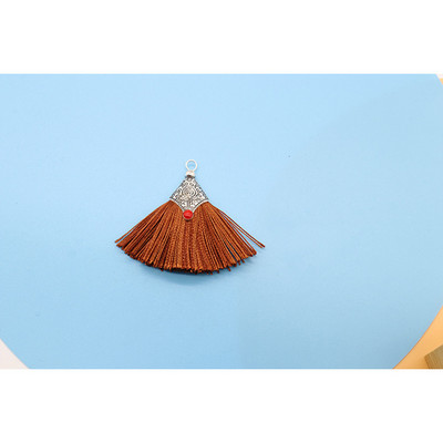 2-10Gb Metāla vāciņi Zīda pušķis Bārkstis Kulons DIY Amatniecība Materiāls Krāsa Pušķi Apdare Aizkari Dekors Auskari Rotaslietas Sastāvdaļas