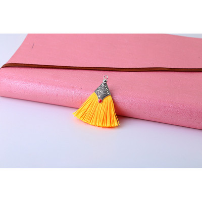 2-10Gb Metāla vāciņi Zīda pušķis Bārkstis Kulons DIY Amatniecība Materiāls Krāsa Pušķi Apdare Aizkari Dekors Auskari Rotaslietas Sastāvdaļas