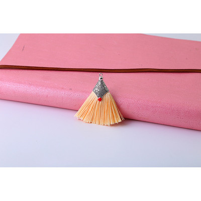 2-10Gb Metāla vāciņi Zīda pušķis Bārkstis Kulons DIY Amatniecība Materiāls Krāsa Pušķi Apdare Aizkari Dekors Auskari Rotaslietas Sastāvdaļas