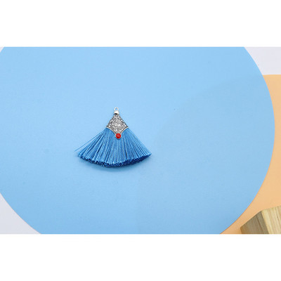 2-10Gb Metāla vāciņi Zīda pušķis Bārkstis Kulons DIY Amatniecība Materiāls Krāsa Pušķi Apdare Aizkari Dekors Auskari Rotaslietas Sastāvdaļas