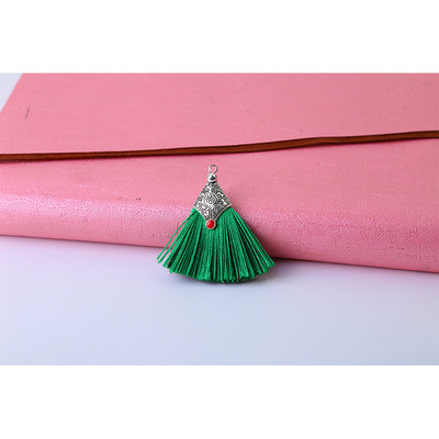 2-10Gb Metāla vāciņi Zīda pušķis Bārkstis Kulons DIY Amatniecība Materiāls Krāsa Pušķi Apdare Aizkari Dekors Auskari Rotaslietas Sastāvdaļas