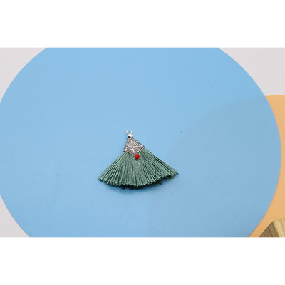 2-10Gb Metāla vāciņi Zīda pušķis Bārkstis Kulons DIY Amatniecība Materiāls Krāsa Pušķi Apdare Aizkari Dekors Auskari Rotaslietas Sastāvdaļas