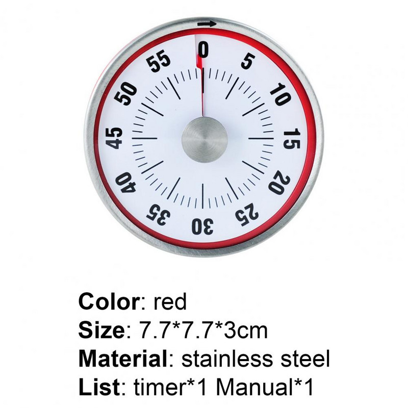 Mehāniskā rokasgrāmata Digitālais taimeris Magnētiskais Virtuves taimeris Ēdienu gatavošanas pētījums Fitnesa Atpakaļskaitīšana Modinātājs Pulkstenis Sīkrīks Virtuves piederumi