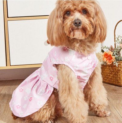 2022. gada jauns mājdzīvnieku apģērbs Vasaras svaigi rūtaini mājdzīvnieku svārki kaķim sunim plānas elpojošas vasaras kleitas Yorkie apģērbi kucēnu apģērbi 강아지옷