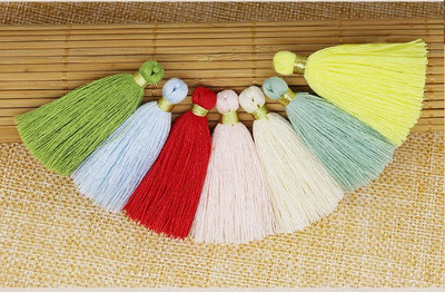 10Gb Zelta zīda diegu rotājumi bārkstis Apdare Kuloni DIY Amatniecība Rotaslietas Pušķis Auskari Apģērba Aizkari Pušķi Somas dekors