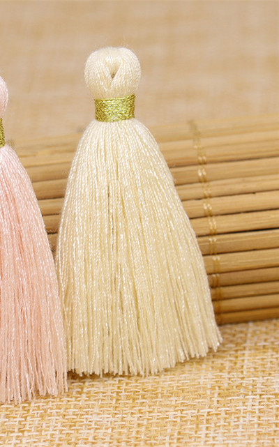 30Gb Zelta zīda diegu rotājumi bārkstis Apdares Kuloni DIY Amatniecība Rotaslietas Pušķis Auskari Apģērbu Aizkari Pušķi Somas dekors