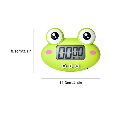 Digitālais virtuves taimeris Magnētiskais laika pārvaldības atpakaļskaitīšanas pulkstenis 1 gab. Unikāls dizains, liela displeja taimeris klasē un mājas mācībām