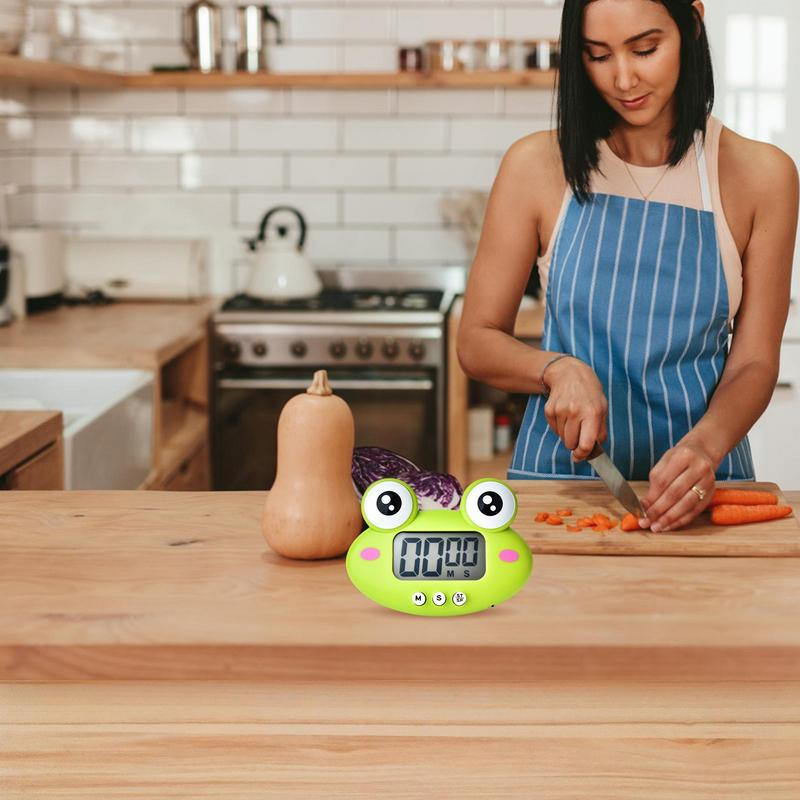 Digitālais virtuves taimeris Magnētiskais laika pārvaldības atpakaļskaitīšanas pulkstenis 1 gab. Unikāls dizains, liela displeja taimeris klasē un mājas mācībām