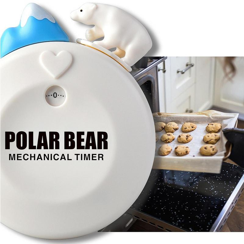 Radošs mehānisks gatavošanas taimeris ar skaļu trauksmi Dzīvnieka formas gatavošanas taimeris Magnētisks digitāls virtuves atpakaļskaitīšanas taimeris