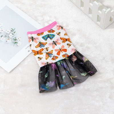 Suņu kleita kaķu un suņu svārkiem kucēnam Jauki princeses svārki mājdzīvnieku apģērbi Shih Tzu S-XL