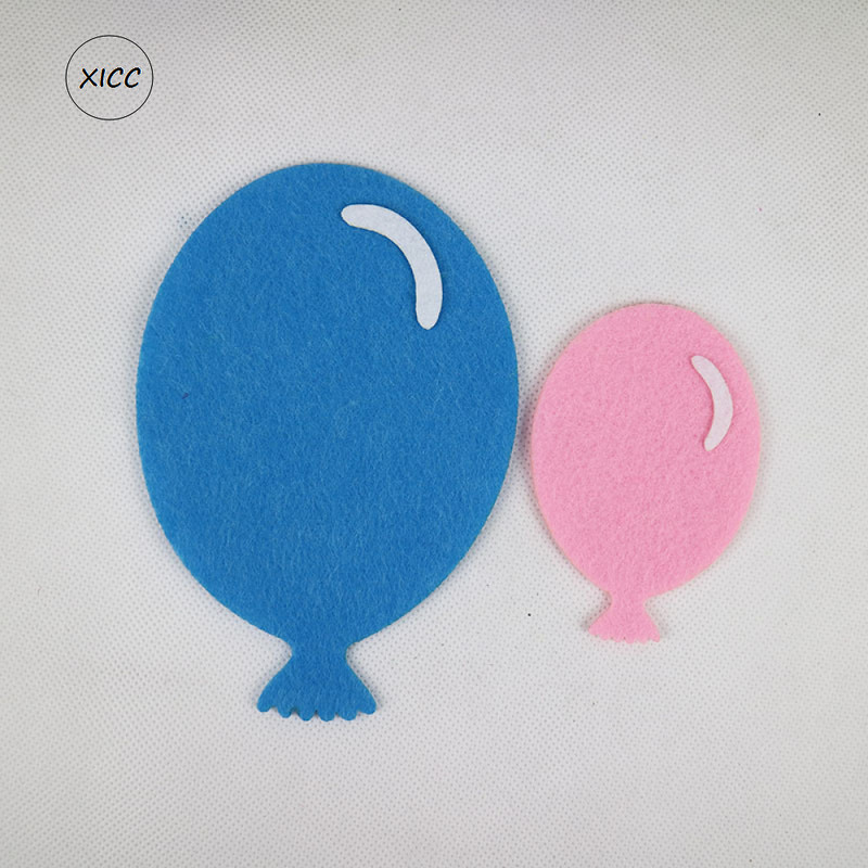 Bērnudārza sienas pastas balons, neausts filca audums, skola bērniem DIY amatniecība krāsaina tāfele Avīzes izkārtojuma dekorācijas plāksteris