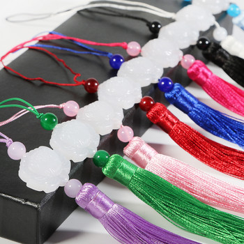 1 τμχ Πολυεστερική μεταξωτή φούντα DIY Key Διακοσμητική τσάντα κινητού τηλεφώνου Φούντες Διακοσμητικό κρόσσι Αξεσουάρ ρούχων κουρτίνας ραπτικής