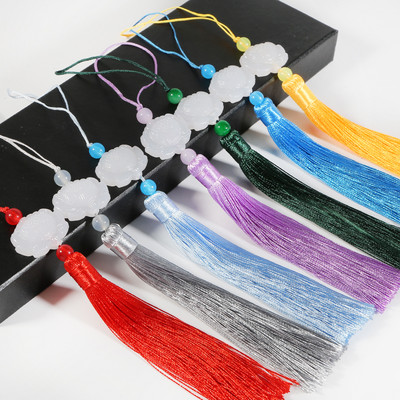 1pcs Polyester Silk Tassel DIY Key Cell Phone Bag Decoration Tassels Fringe Trim Sewing Curtain Garment Accessories