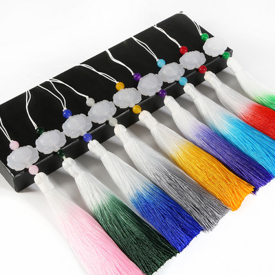 1pc Polyester Silk Tassel Fringe 13cm Cotton Tassels Trim For Wedding Decoration DIY Sewing Curtains Accessories