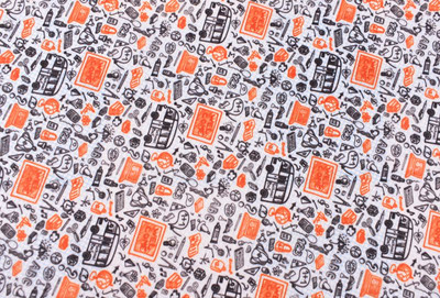 DwaIngY Print Non Woven Felt Ύφασμα πάχους 1mm Πολυεστέρας Μαλακό Felt Of Pattern Διακόσμησης Σπιτιού Πακέτο για Ράψιμο Κούκλες 19x28cm