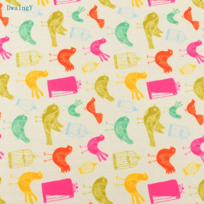 DwaIngY Print Non Woven Felt Ύφασμα πάχους 1mm Πολυεστέρας Μαλακό Felt Of Pattern Διακόσμησης Σπιτιού Πακέτο για Ράψιμο Κούκλες 19x28cm