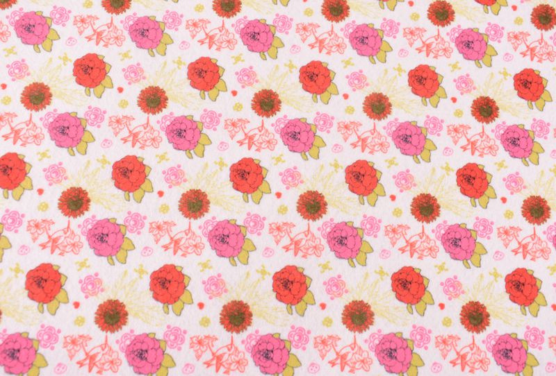 DwaIngY Print Non Woven Felt Ύφασμα πάχους 1mm Πολυεστέρας Μαλακό Felt Of Pattern Διακόσμησης Σπιτιού Πακέτο για Ράψιμο Κούκλες 19x28cm