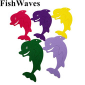 5 tk/partii Vilt delfiinid Vilt Stof isetegemiseks Kodukaunistused Käsitöö Õmblemine Õppige looma Vastab lausriie febric