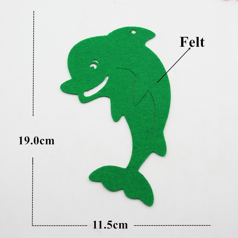 5 tk/partii Vilt delfiinid Vilt Stof isetegemiseks Kodukaunistused Käsitöö Õmblemine Õppige looma Vastab lausriie febric