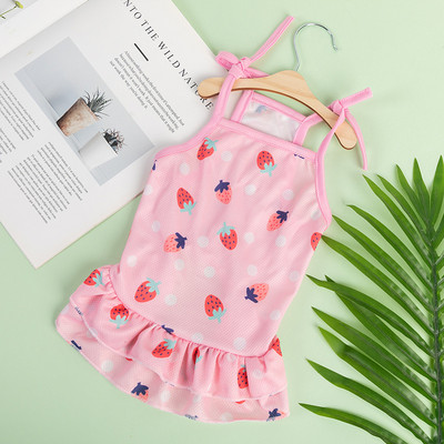 Βαμβακερά φορέματα Puppy Cat για Yorkies Chihuahua Clean Clothing Μαλακά βαμβακερά κατοικίδια Ρούχα για σκύλους γάτες Φόρεμα με μαλακό ανθεκτικό φούστα