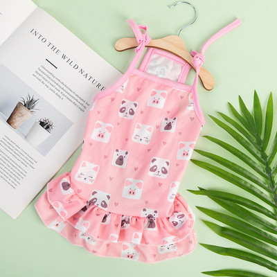 Βαμβακερά φορέματα Puppy Cat για Yorkies Chihuahua Clean Clothing Μαλακά βαμβακερά κατοικίδια Ρούχα για σκύλους γάτες Φόρεμα με μαλακό ανθεκτικό φούστα