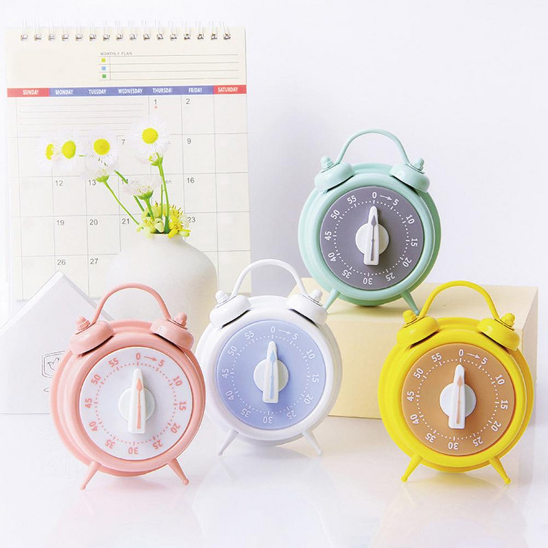 Jauks modinātājs Viegli lietojams modinātājs Jauka modinātāja formas mehānisks atpakaļskaitīšanas taimeris mājas virtuvei efektīvam laikam