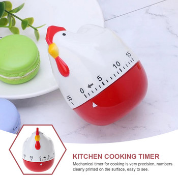 Timer Kitchen Cooking Chicken Baking Mechanical Cute Alarm Countdown Αντίστροφη μέτρηση Αυγών Υπενθύμιση Παιδικό ρολόι κινουμένων σχεδίων Δυνατό ψηφιακό εγχειρίδιο
