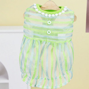 Koledžas stila suņu krekls kleita mājdzīvnieku apģērbs pavasaris un vasara pāriem apģērbi suņu krekliem kapuces kucēna kaķa svārki maziem suņiem XS