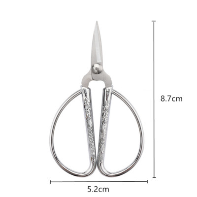 Golden Scissors Zig Zag Durable High Steel Vintage Tailor Scissors Craft House for Fabric Scisso Rsembroidery Ψαλίδι ραπτικής