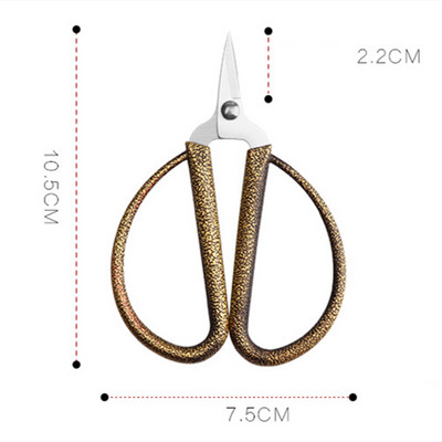 Golden Scissors Zig Zag Durable High Steel Vintage Tailor Scissors Craft House for Fabric Scisso Rsembroidery Ψαλίδι ραπτικής