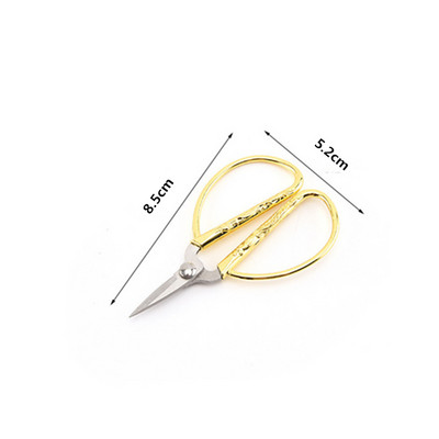 Golden Scissors Zig Zag Durable High Steel Vintage Tailor Scissors Craft House for Fabric Scisso Rsembroidery Ψαλίδι ραπτικής