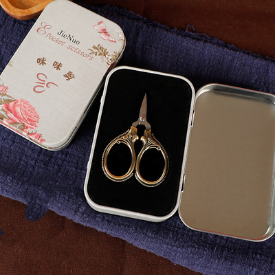 Golden Scissors Zig Zag Durable High Steel Vintage Tailor Scissors Craft House for Fabric Scisso Rsembroidery Ψαλίδι ραπτικής