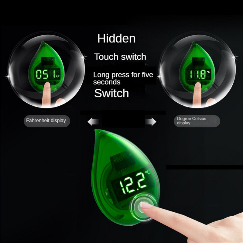 Termometrs, divi režīmi, precīza temperatūras mērīšana, mazs un skaists skāriendisplejs Bezvadu temperatūras mērīšana