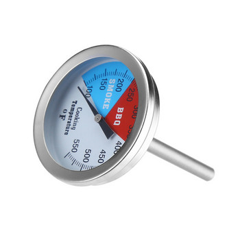 Οικιακός 304 Ανοξείδωτος μετρητής θερμοκρασίας BBQ Θερμόμετρο Ψησταριά Καπνιστής Θερμόμετρο για μαγείρεμα κρεάτων Εργαλεία κουζίνας BMY