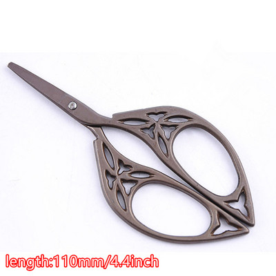 Zelta šūšana Izšūšana Šķērveida audums Māksla Krusts Rokdarbs Retro Vintage Šķēres Tailor Šķēres Diegu Šķēres Zakka Šķēres