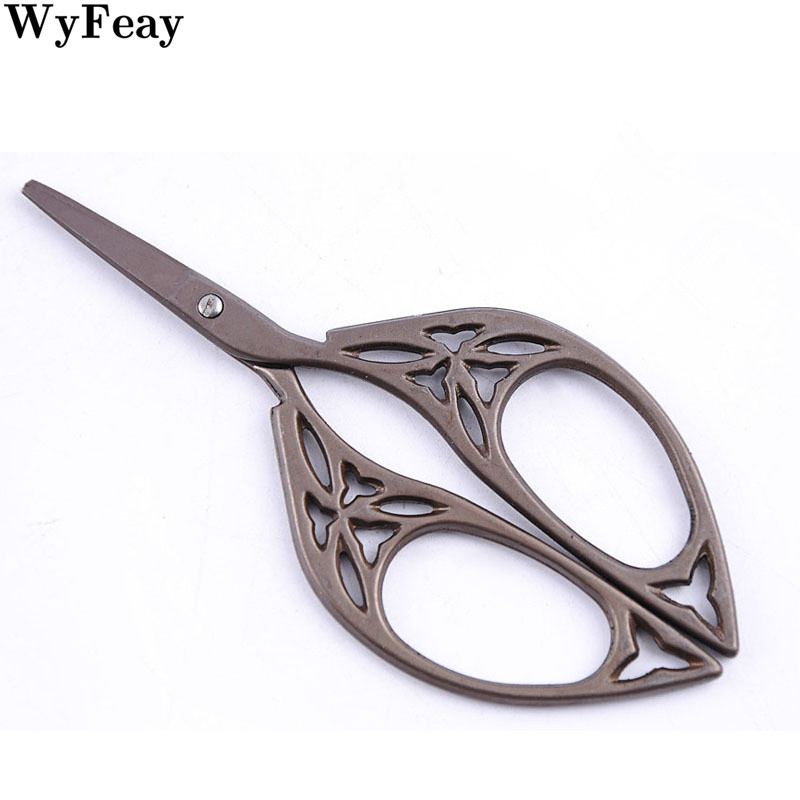 Zelta šūšana Izšūšana Šķērveida audums Māksla Krusts Rokdarbs Retro Vintage Šķēres Tailor Šķēres Diegu Šķēres Zakka Šķēres