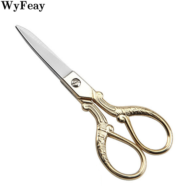 Zelta šūšana Izšūšana Šķērveida audums Māksla Krusts Rokdarbs Retro Vintage Šķēres Tailor Šķēres Diegu Šķēres Zakka Šķēres