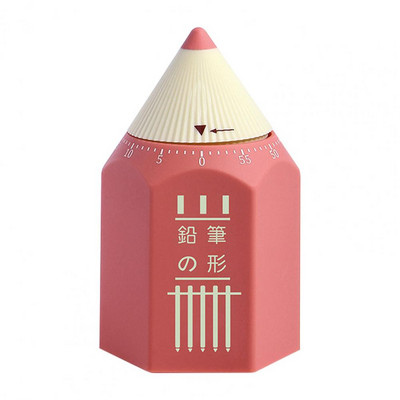 Virtuves taimeris radoša forma Precīza laika noteikšana plastmasas zīmuļa formas modinātāja taimera darbvirsmas ornaments mājas sīkrīka laika atgādinājumam