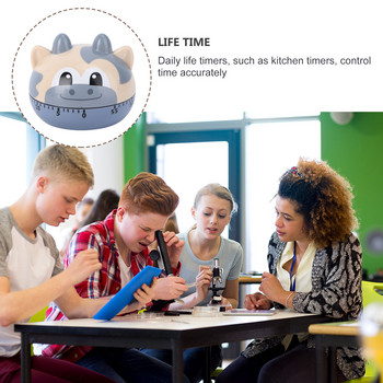 Ψηφιακός χρονοδιακόπτης αντίστροφης μέτρησης κουζίνας για παιδιά σε σχήμα γάτας Metal Mechanical Chef Cooking Ψηφιακός χρονοδιακόπτης για παιδιά με δυνατό συναγερμό