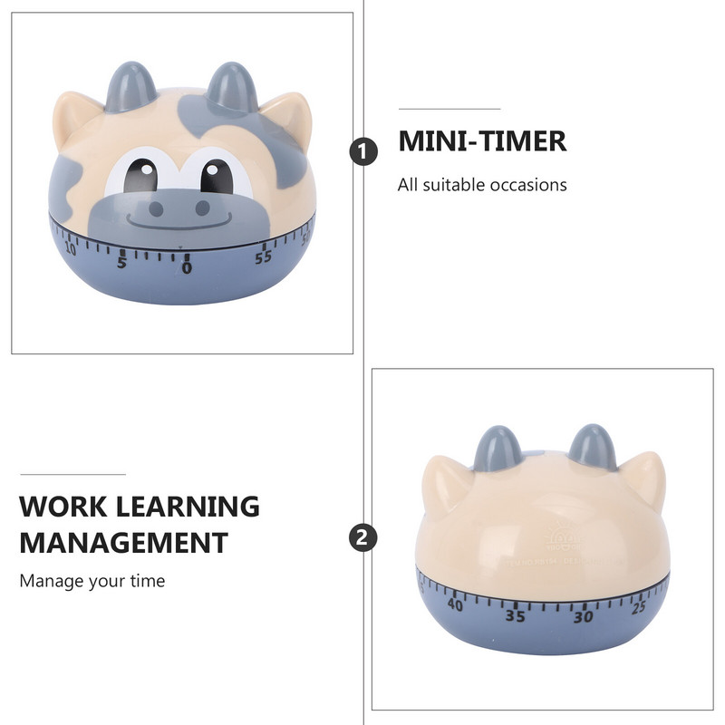 Virtuves atpakaļskaitīšanas digitālais taimeris bērniem kaķa formas metāla mehāniskais šefpavārs gatavošanas digitālais taimeris bērniem ar skaļu trauksmi