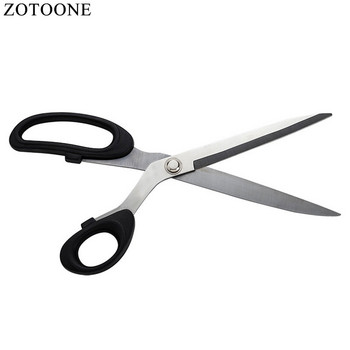 ZOTOONE Scissors For Fabric 10inch Tailor\'s Scissors Ψαλίδι από ανοξείδωτο ατσάλι Εργαλείο ραπτικής Ρούχα High-end Μαύρο Tijeras Costura