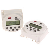 1 vnt Skaitmeninis LCD maitinimo laikmatis Programuojamas laiko jungiklio relė CN101 laikmačio jungiklis Maitinimo laikmatis 12V 24V 110V 220V CN101A