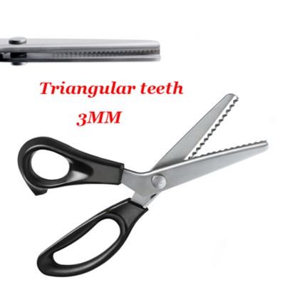 Nerūdijančio plieno žirklės Nėrinių žirklės Profesionalios siuvimo Zig Zag Cut Tailor Drabužiai Audinys Oda Dantytos Siuvimo Žirklės